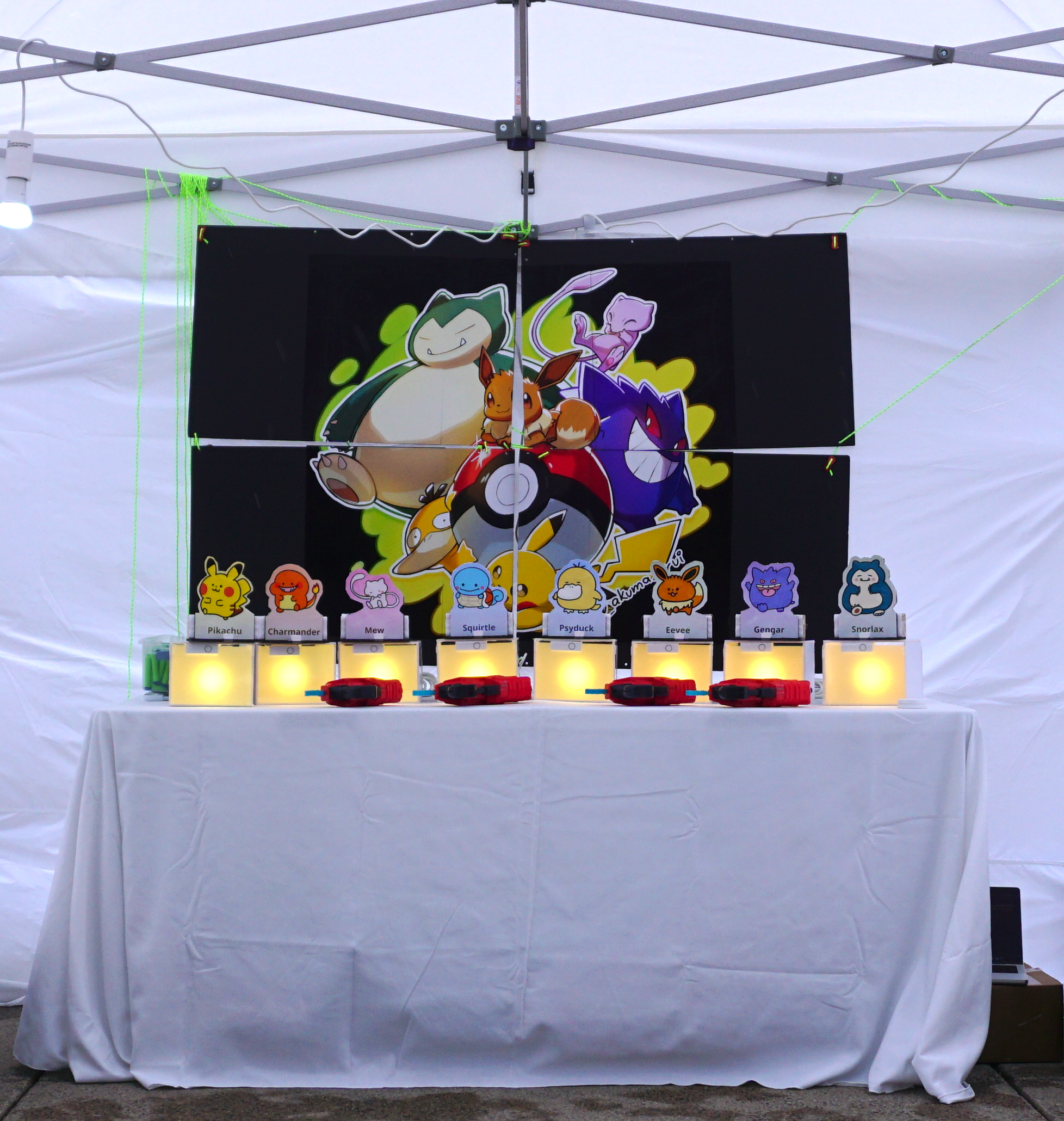 BlasterBox booth setup at an event